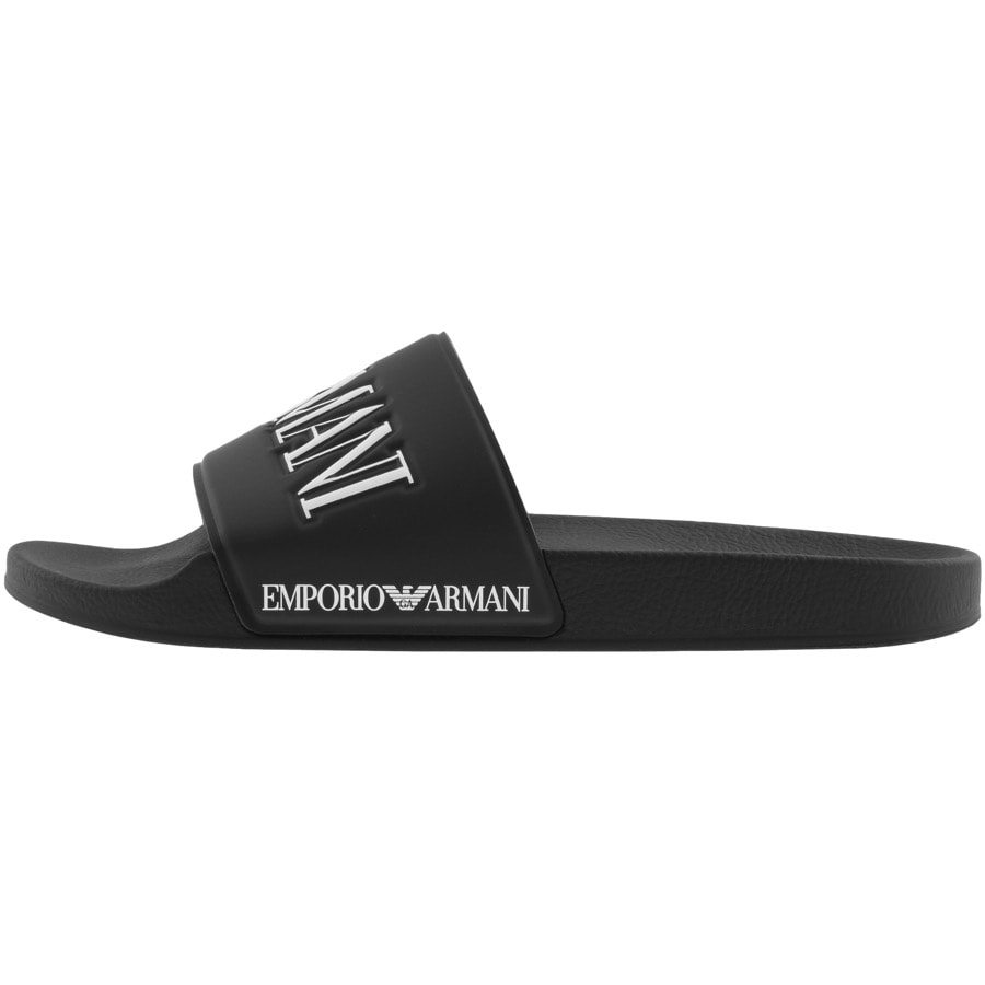 Alternative Image for ProductEmporio Armani Logo Sliders Black2